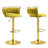 Christal Swivel Upholstered Adjustable Height Counter Stool-93480938-93480937