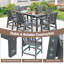 Ensemble de 2 chaises de patio pour terrasse avec accoudoirs larges-1610897300
