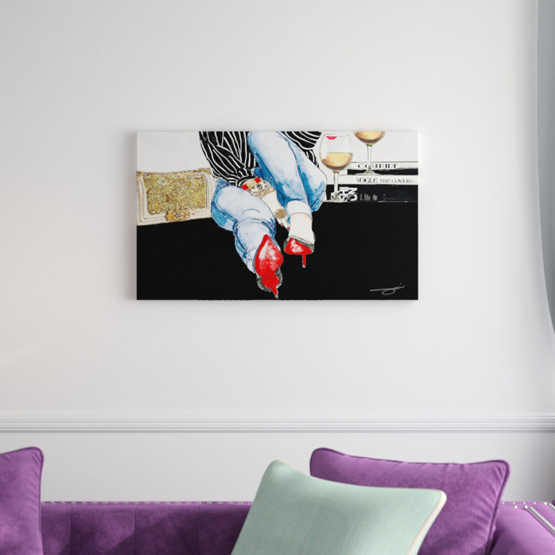 « waiting on you », reproduction d’impression sur toile tendue, H 18 po x l 30 po, Toile tendue