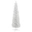 Arbre de Noël artificiel enneigé 6 pi, arbre de Noël mince avec branches réalistes et base en plastique-179320772-179320775