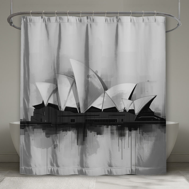 Rideaux de douche Sydney, L 70 po x H 84 po