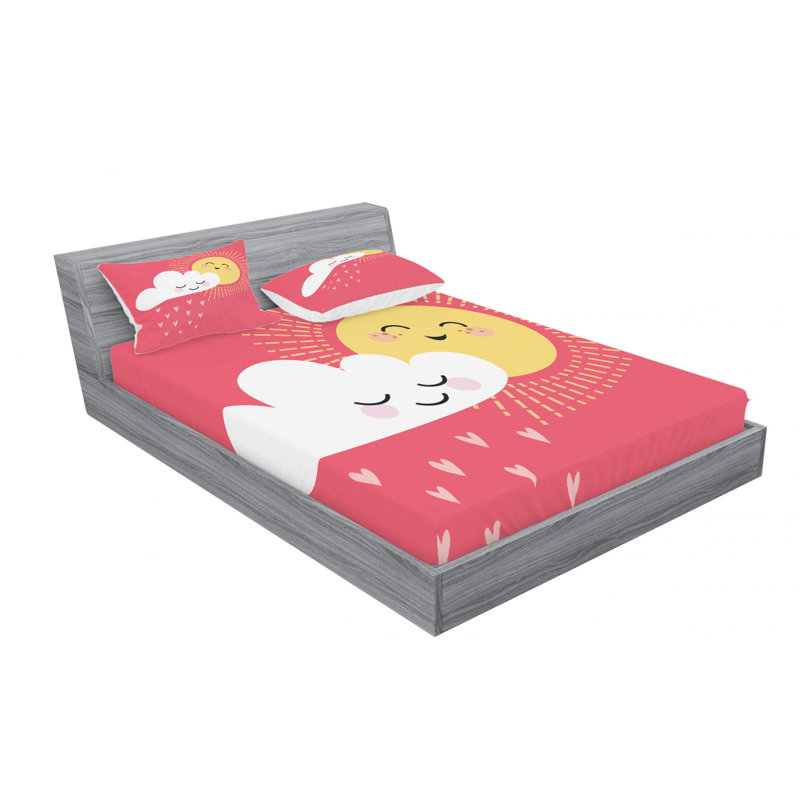 Microfiber Sheet Set, Full Sheet Set with Fitted Sheet