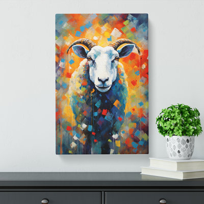 Sheep Abstract - No Frame Print