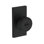 Vashon Keyed Entry Knob with Contemporary 5in Rose in Lifetime (PVD) Satin Brass