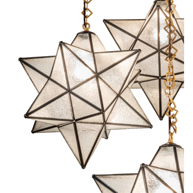 Moravian Star 5 - Light Pendant
