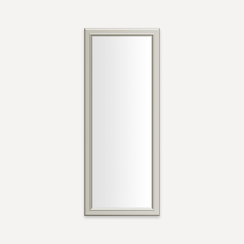 Miroir de salle de bain Main Line, Nickel poli, 40 po x 16 po