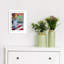 Montpellier Blue Vase And Window Box Framed On Paper by Montpellier Print-1582514927-1582514928