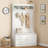 Hall Tree 40.1" Wide with Storage Bench-1297131644