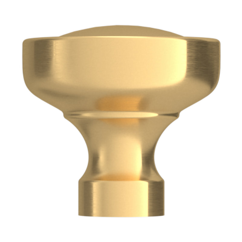4402 Tulip Knob, 1.25", Satin Brass