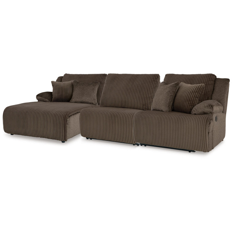 Canapé modulaire à méridienne 3 pièces Top Tier, Orienté à gauche (vu de face)
