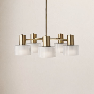 Myles 5 - Light Modern Linear Chandelier