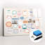 Magnetic Glass Dry Erase Board