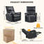 Rocking Recliner Chair,Swivel Nursery Rocking Chair,Glider Chair,Modern Small Rocking Swivel Recliner Chair for Bedroom,Living Room Chair Home Theatre Seating,Side Pocket-1368494017
