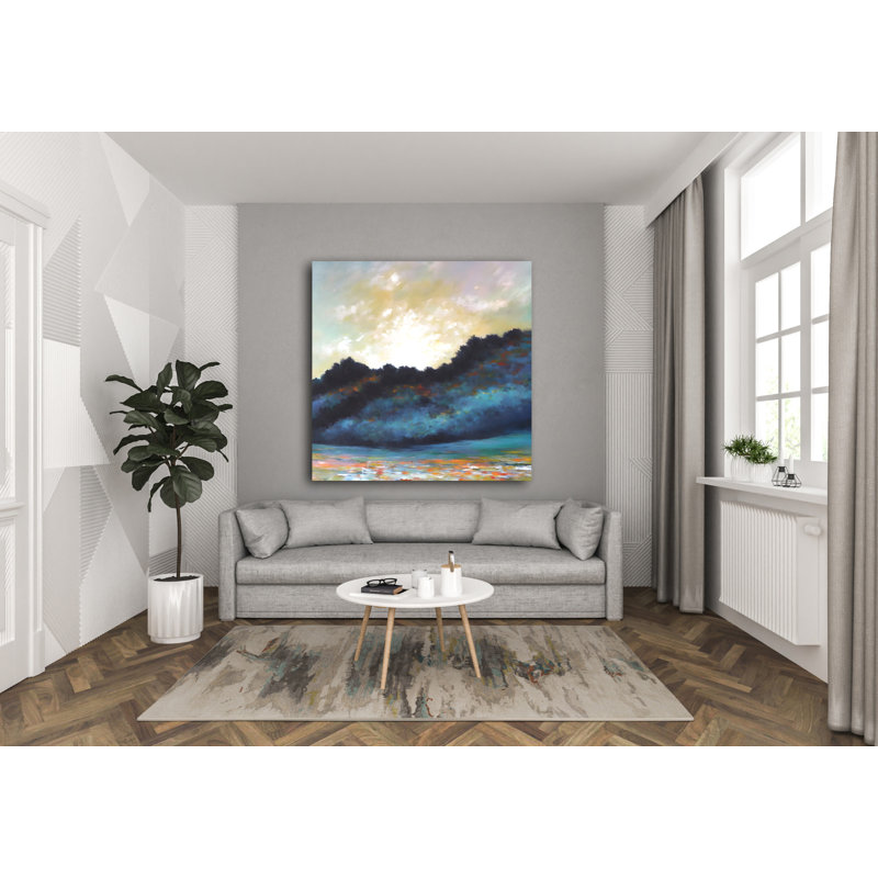 Moonlight Reflections, 24" H x 24" W