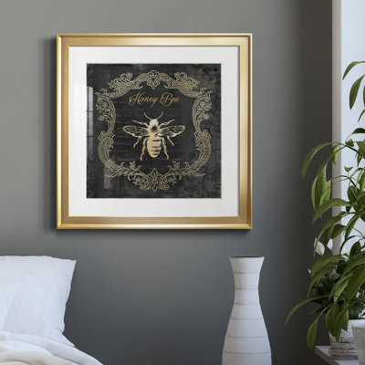 Royal Honey Bee II - Reproduction d'art graphique sur papier encadré