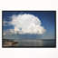 «Heavy White Cloud Above Sea», reproduction de photo sur toile tendue encadrée-26685419