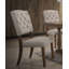 Ensemble de 2 chaises d'appoint Bernard Linen-1975678932
