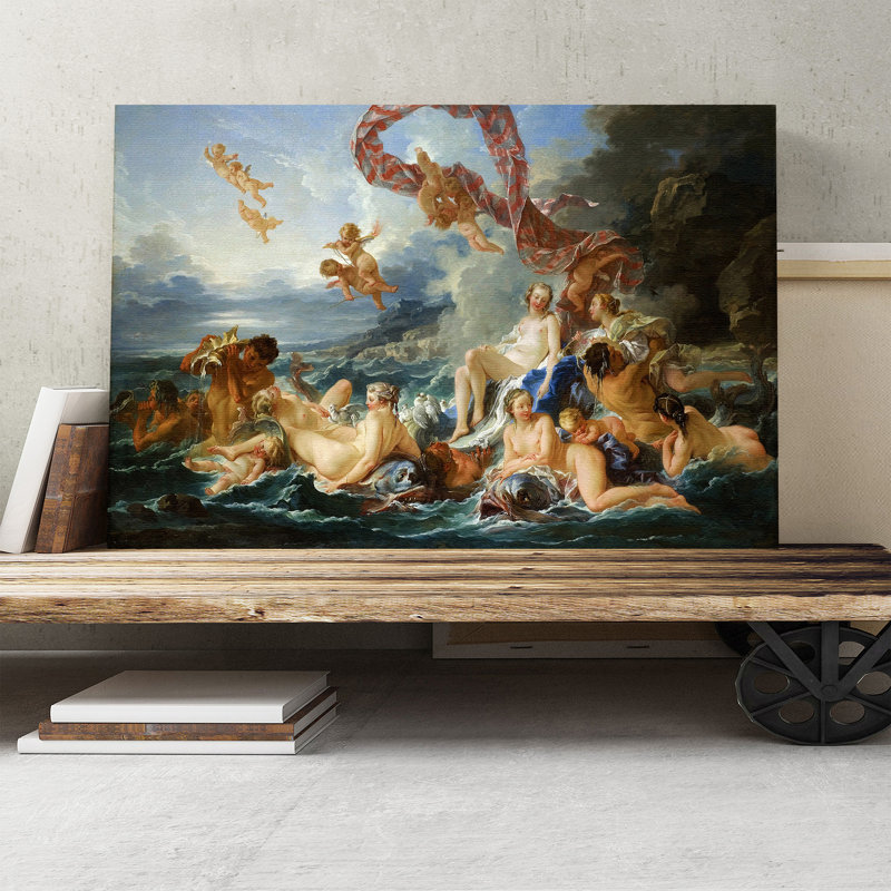 Francois Boucher - Wrapped Canvas Painting, 35cm H x 50cm W