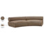 Canapé modulaire 2 pièces en tissu chenille 108 po Bale-134034027