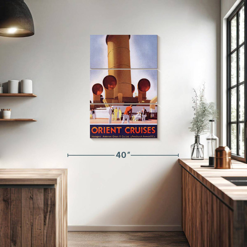 Mehar Orient Cruises, 38" H x 24" W
