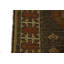 Tapis décoratif en laine noué à la main de conception unique 3 pi 10 po x 6 pi 6 po noué à la main new age antoinio