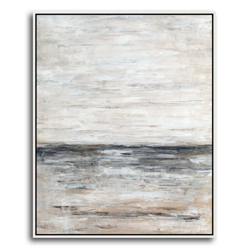 Here Still Print, Laguna White Framed
