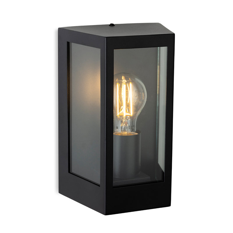 23cm H Outdoor Flush Mount, Black