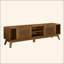 Meuble télé 67,9 po Mid-Century Modern Rattan-516655043