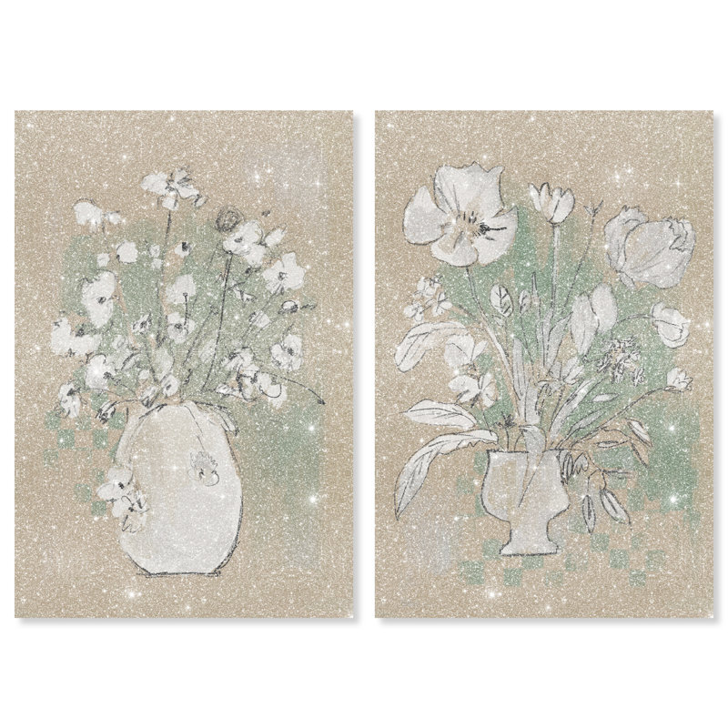 Spring Energy Set Set by Oliver Gal, 36" H x 24" W, Gallery Wrapped