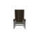 Chaise de patio inclinable avec coussins Askar