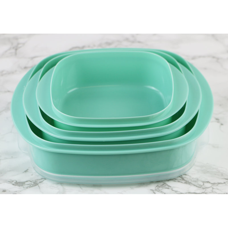 Ensemble de 3 contenants alimentaires Argelis, Écume de mer