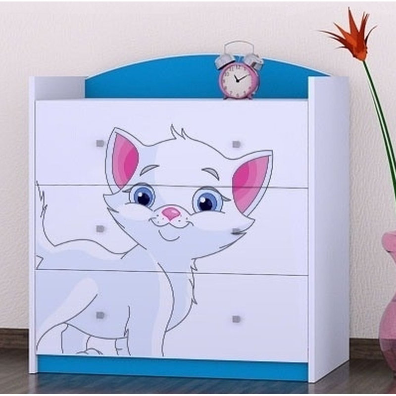 Norfleet Kids 3 - Drawer Chest, Blue