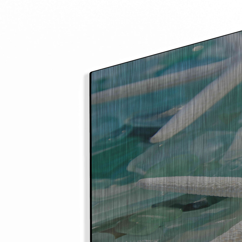 «Seaglass 1» par Alan Blaustein - reproduction d'art sur métal sans cadre, H 36 po x l 24 po x P 0,13 po