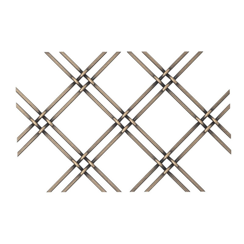 Rond, plat, serti, laiton antique, grill, maître, H 18 po x l 24 po