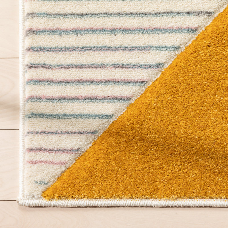Astrid Geometric Synthetic Area Rug, Runner 67 x 220 cm