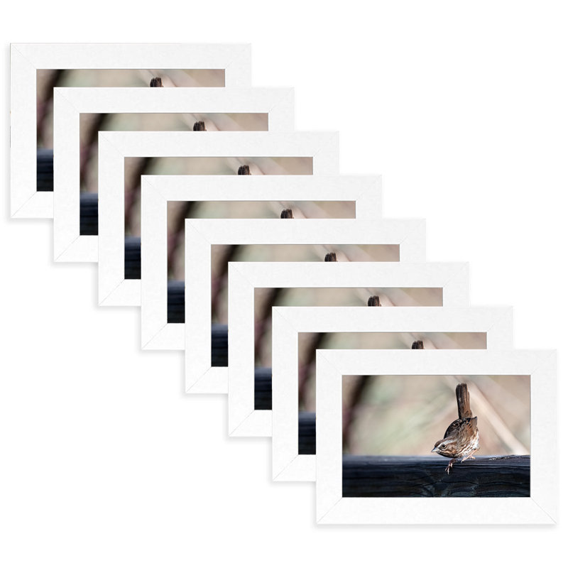 Cadre photo Kempson, 4 po x 6 po, Blanc