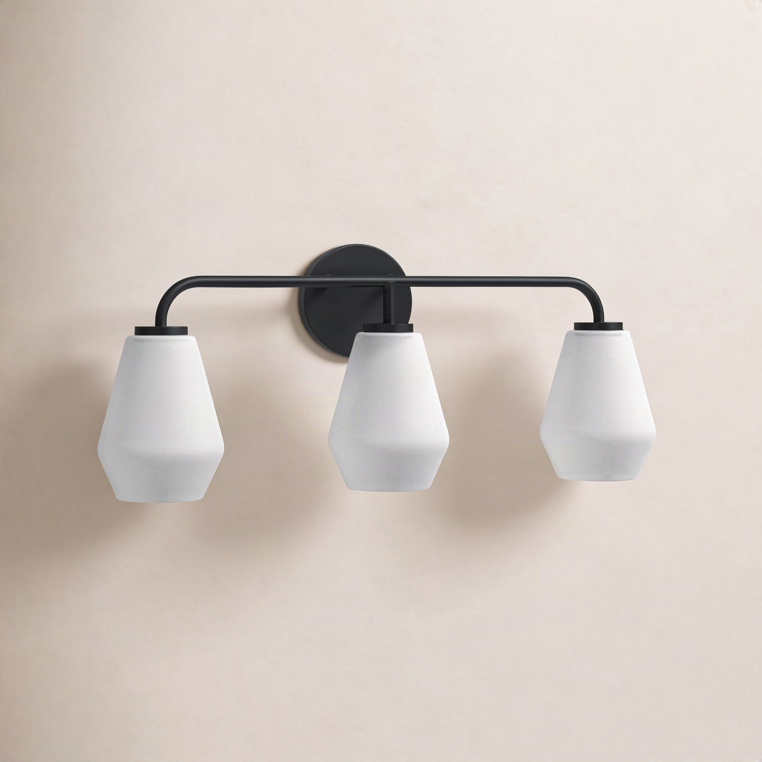 Caravella Bathroom Vanity Light, Black