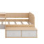 Ensemble de lit plateforme simple avec 2 tiroirs et 1 chaise et bureau Nehemiah-953991342