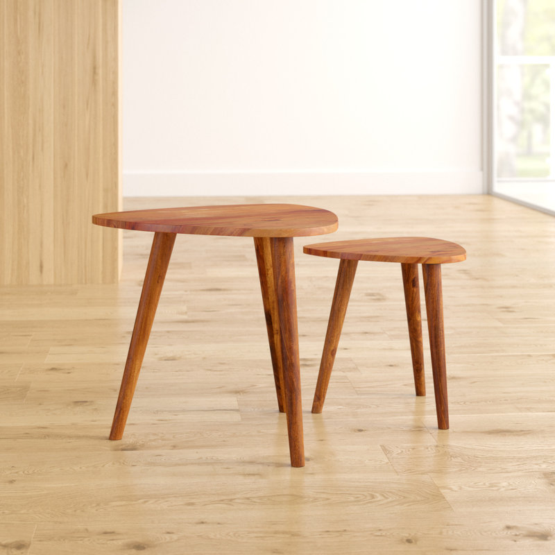 Tom Solid Wood Nesting Tables