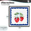 Giclée encadrée Summer Strawberries, design par Lucille Price-1706373361-1706373358