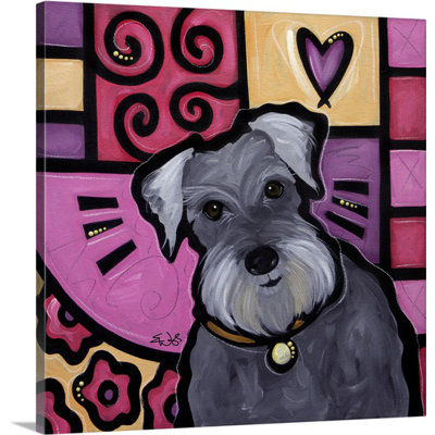 Diethild " Miniture Schnauzers Pop Art " by Eric Waugh