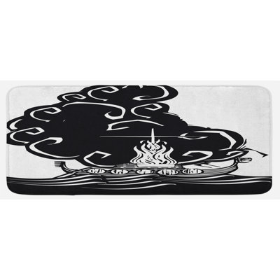 Coastal Synthetic Kitchen Mat