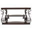 Console à 2 tablettes Gretta Merlot
