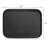 Rectangular Restaurant Grade Non-Slip Tray With Rubber Lined Plastic