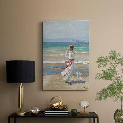 A Windy Day -Gallery Wrapped Canvas by Joaquín Sorolla y Bastida