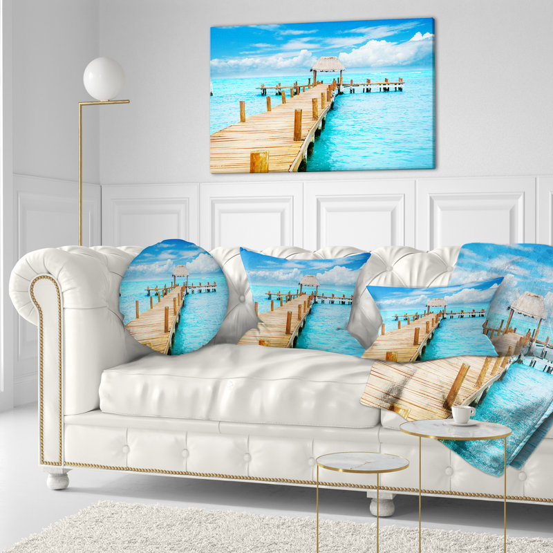 Coussin lombaire seascape tropic paradise