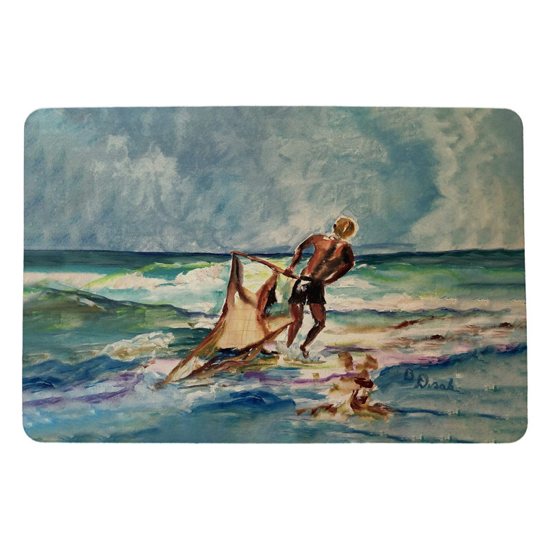 Tapis de porte antidérapant pour l'intérieur et l'extérieur, L 18 po x L 26 po