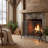 Celeste 1 Panel Iron Fireplace Screen