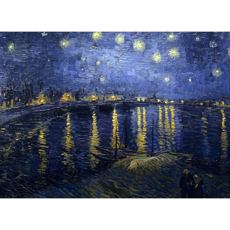 Nuit étoilée sur le rhône