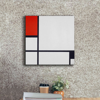 Estis " Composition No. I, With Red And Black, 1929 " by Piet Mondrian
